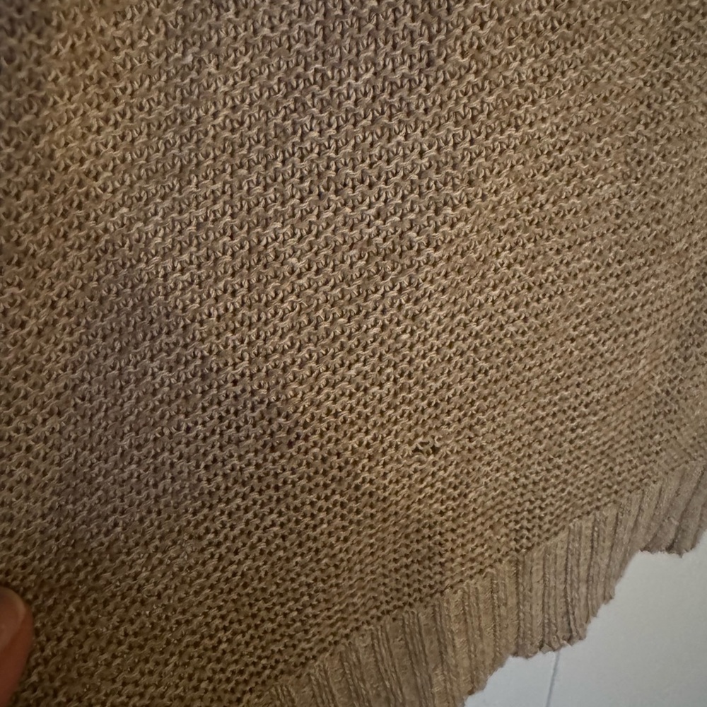 Cotton Emporium Women's Tan Cardigan - Picture 3 of 4